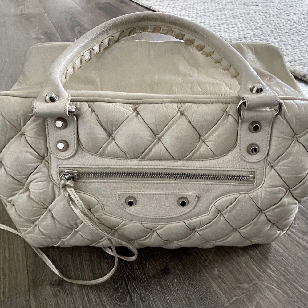 BALENCIAGA  Matelasse Boston bag